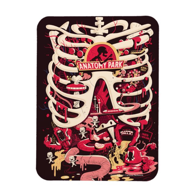 RICK OCH MORTY™ | Rib Cage för anatomy Park Magnet (Vertikal)