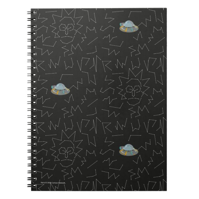 RICK OCH MORTY™| Rick Constellation Mönster Anteckningsbok (Framsidan)