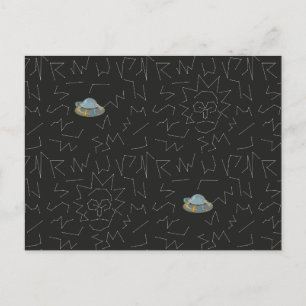 RICK OCH MORTY™ Rick Constellation Mönster Inbjudan Vykort