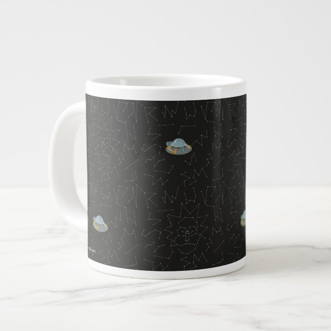 RICK OCH MORTY™| Rick Constellation Mönster Jumbo Mugg (Framsida vänster)