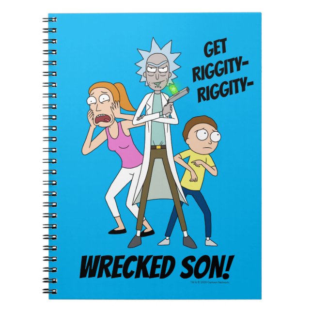 RICK OCH MORTY™ | Rick, Morty och Summer Anteckningsbok (Framsidan)