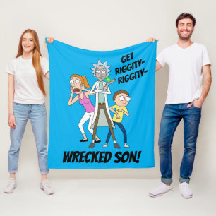 RICK OCH MORTY™   Rick, Morty och Summer Fleecefilt