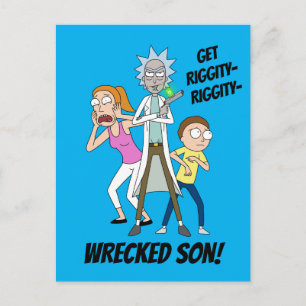 RICK OCH MORTY™   Rick, Morty och Summer Inbjudan Vykort