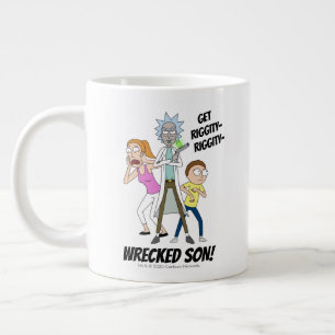 RICK OCH MORTY™ Rick, Morty och Summer Jumbo Mugg
