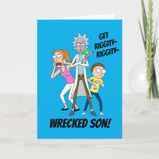 RICK OCH MORTY™ | Rick, Morty och Summer Kort (Framsida)
