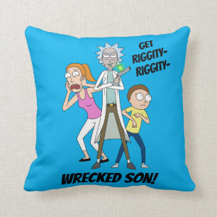 RICK OCH MORTY™ Rick, Morty och Summer Kudde