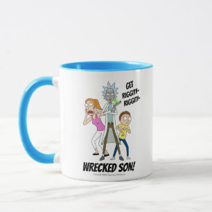 RICK OCH MORTY™ Rick, Morty och Summer Mugg