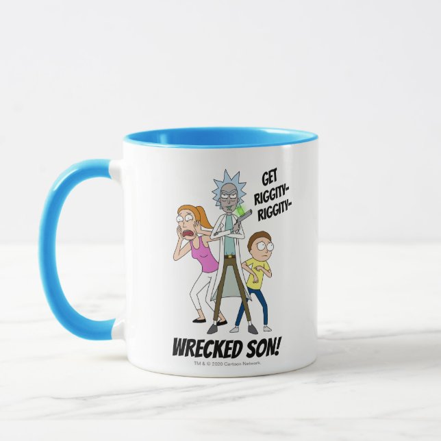 RICK OCH MORTY™| Rick, Morty och Summer Mugg (Vänster)