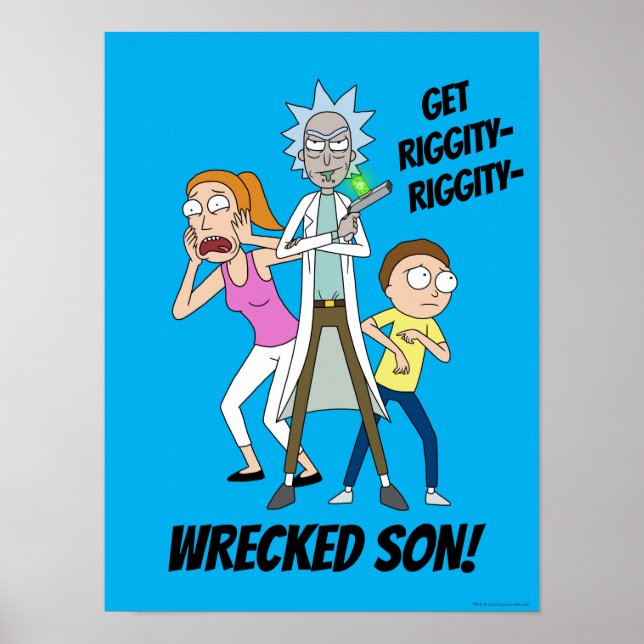 RICK OCH MORTY™ | Rick, Morty och Summer Poster (Framsidan)