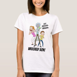 RICK OCH MORTY™ Rick, Morty och Summer T Shirt