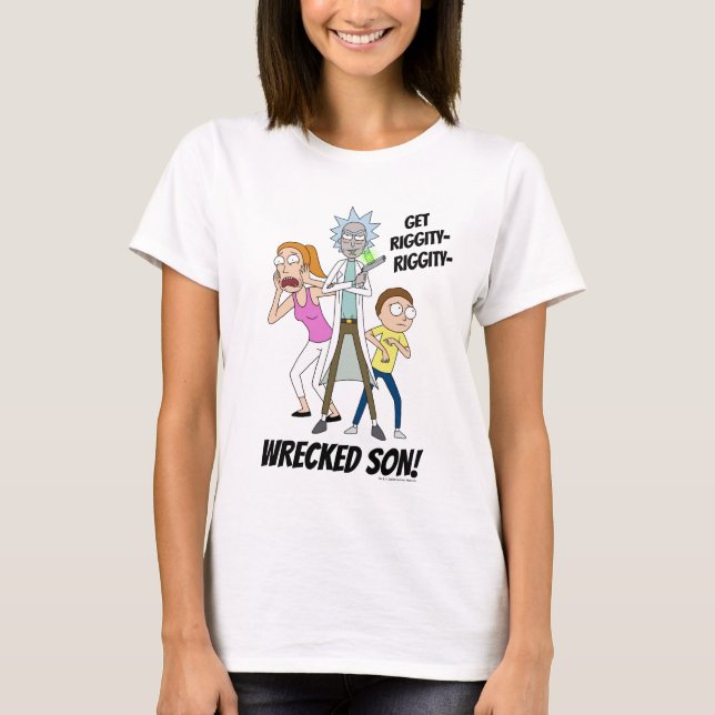 RICK OCH MORTY™ | Rick, Morty och Summer T Shirt (Framsida)