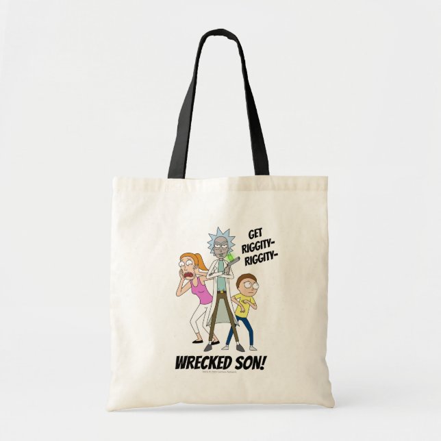 RICK OCH MORTY™ | Rick, Morty och Summer Tygkasse (Framsidan)