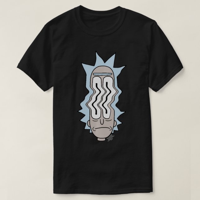 Rick och Morty Rick Vågar Pullover T Shirt (Design framsida)