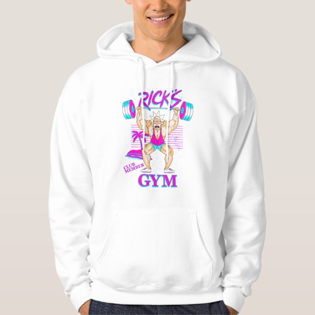 RICK OCH MORTY™ | Rick's Gym Klubb Member Hoodie (Framsida)