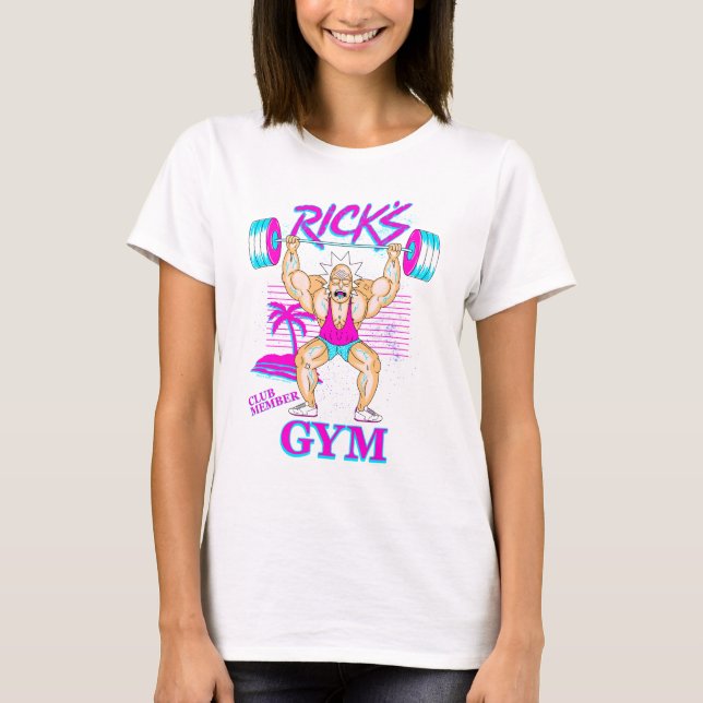 RICK OCH MORTY™ | Rick's Gym Klubb Member T Shirt (Framsida)
