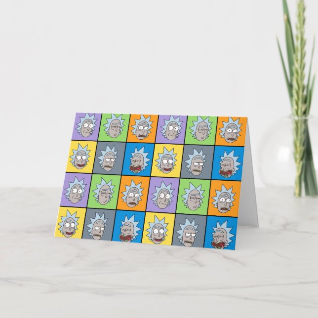 RICK OCH MORTY™ | Rick's Moods Kort (Framsida)