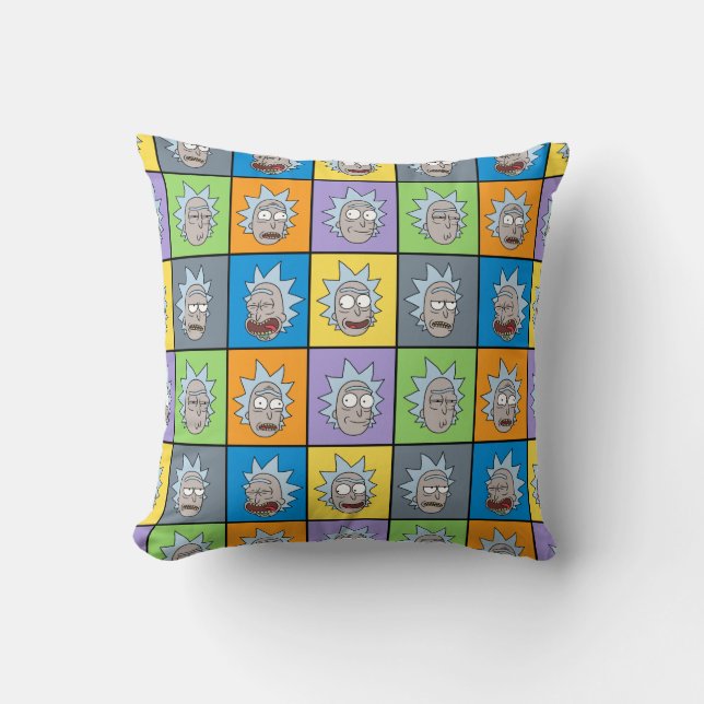 RICK OCH MORTY™ | Rick's Moods Kudde (Framsida)
