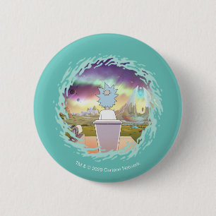 RICK OCH MORTY™  Rick's Private Ställe Knapp