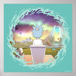 RICK OCH MORTY™   Rick's Private Ställe Poster