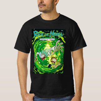Rick och morty roligt t shirt