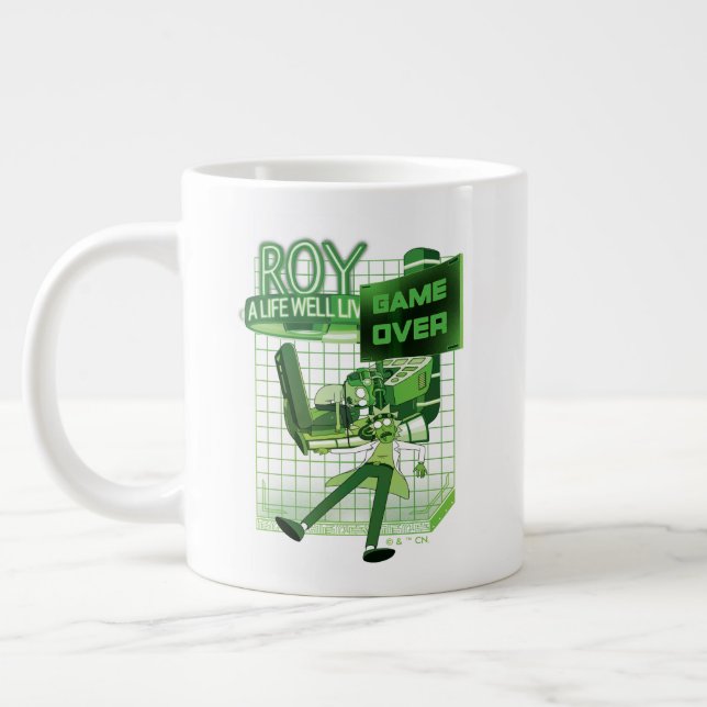 RICK OCH MORTY™ | Roy A Life well Lived Jumbo Mugg (Vänster)