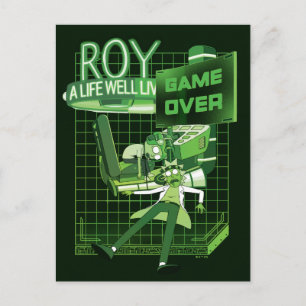 RICK OCH MORTY™ Roy A Life well Lived Vykort