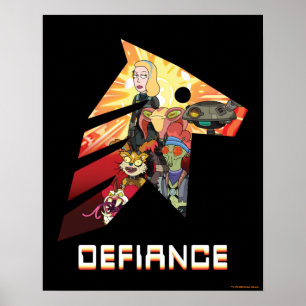RICK OCH MORTY™ Rymddefiansbesättning Poster
