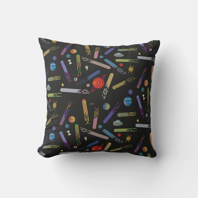 RICK OCH MORTY™ | Rymden Comet Mönster Kudde (Framsida)