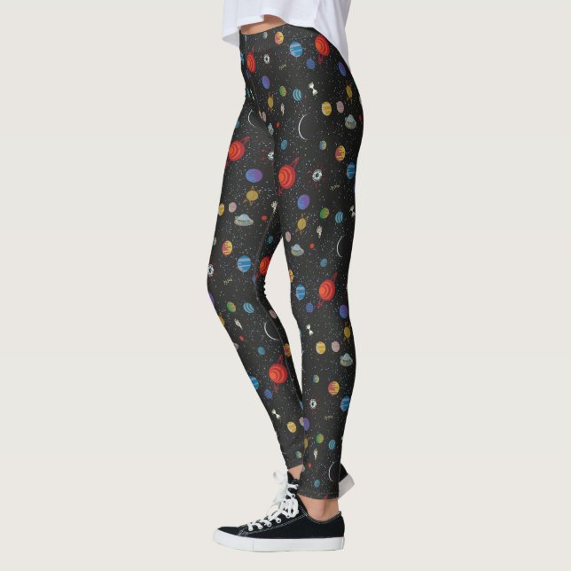 RICK OCH MORTY™ | RymdMönster Leggings (Vänster)