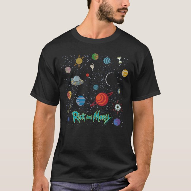 RICK OCH MORTY™ | RymdMönster T Shirt (Framsida)