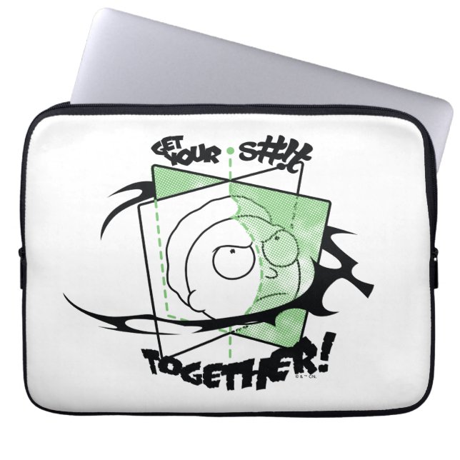 RICK OCH MORTY™ | Samla ihop ditt S#!t! Laptop Fodral (Framsidan)
