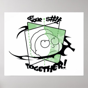 RICK OCH MORTY™ Samla ihop ditt S#!t! Poster