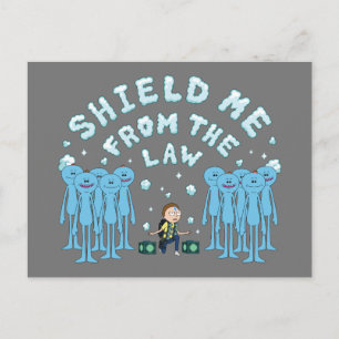 RICK OCH MORTY™ Skydda mig från lagen Inbjudan Vykort