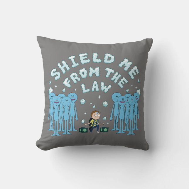 RICK OCH MORTY™ | Skydda mig från lagen Kudde (Framsida)