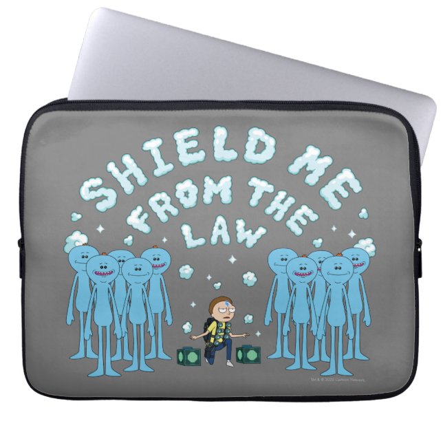RICK OCH MORTY™ | Skydda mig från lagen Laptop Fodral (Framsidan)