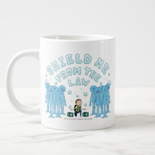 RICK OCH MORTY™ Skyddade mig från lagen Jumbo Mugg
