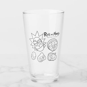 RICK OCH MORTY™  Smith Family Head Mönster Glaskopp