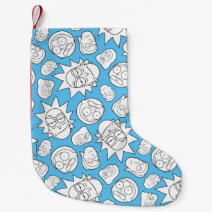 RICK OCH MORTY™  Smith Family Head Mönster Liten Julstrumpa