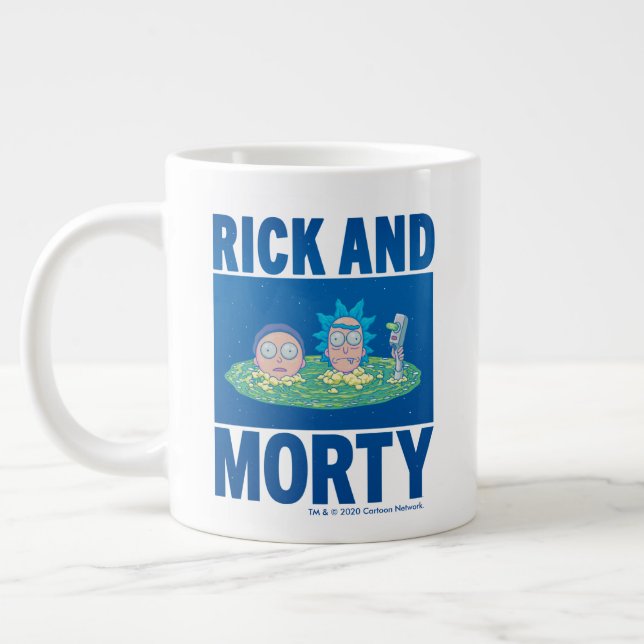 RICK OCH MORTY™| Söker igenom portalen Jumbo Mugg (Vänster)