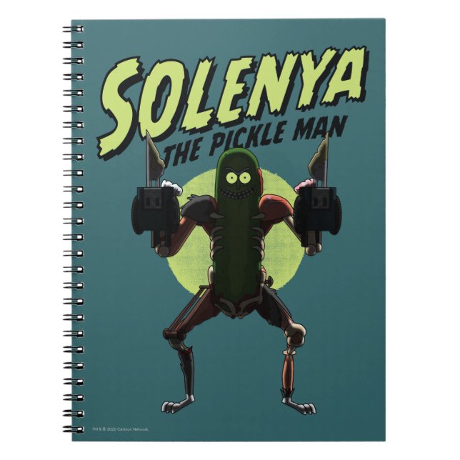 RICK OCH MORTY™ | Solenya - Pickle Man Anteckningsbok (Framsidan)