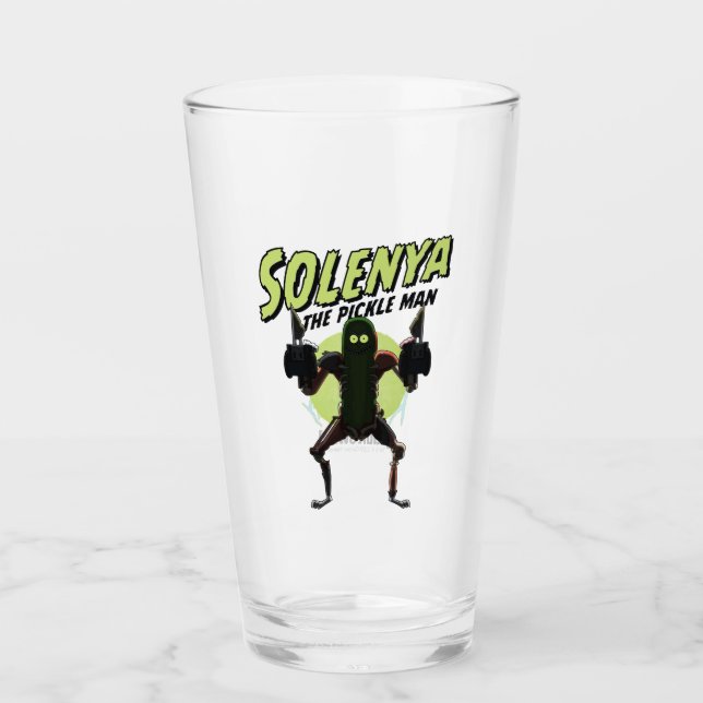RICK OCH MORTY™| Solenya - Pickle Man Glaskopp (Framsida)