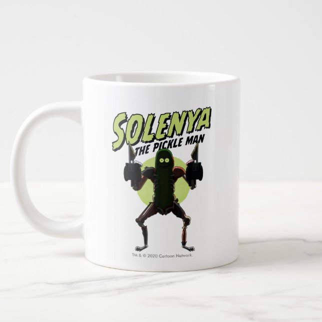 RICK OCH MORTY™| Solenya - Pickle Man Jumbo Mugg (Vänster)