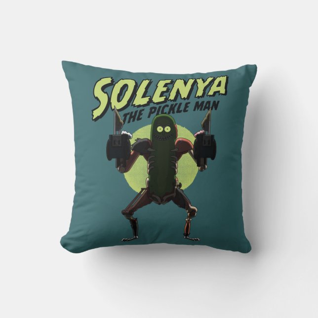 RICK OCH MORTY™ | Solenya - Pickle Man Kudde (Framsida)