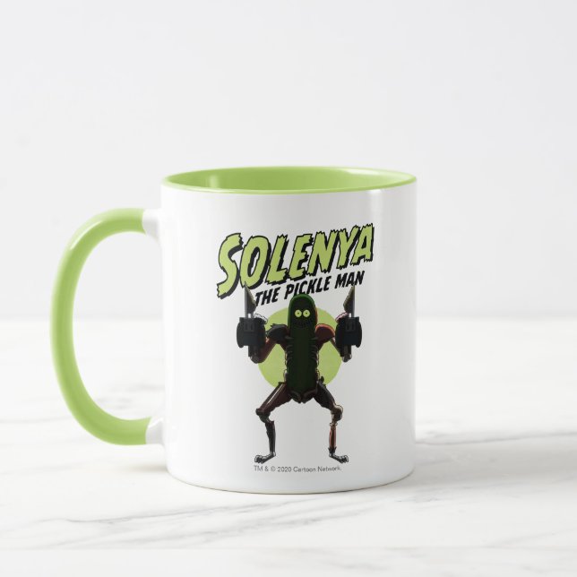 RICK OCH MORTY™| Solenya - Pickle Man Mugg (Vänster)