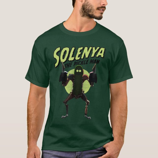 RICK OCH MORTY™ | Solenya - Pickle Man T Shirt (Framsida)