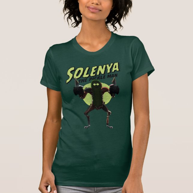 RICK OCH MORTY™ | Solenya - Pickle Man T Shirt (Framsida)