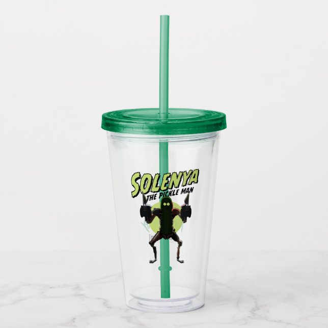 RICK OCH MORTY™| Solenya - Pickle Man Take Away Mugg (Framsida)
