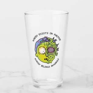 RICK OCH MORTY™  Stiliserad Morty Fly Quote Glaskopp