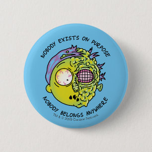 RICK OCH MORTY™ Stiliserad Morty Fly Quote Knapp