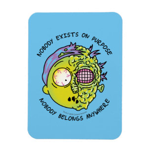 RICK OCH MORTY™ Stiliserad Morty Fly Quote Magnet